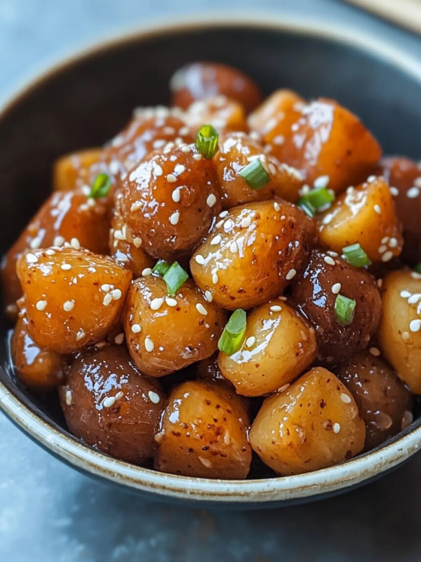 Easy Korean Braised Potatoes (Gamja Jorim) - Delicious Comfort