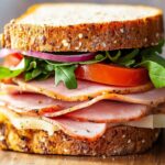 Epic Ham Sandwich: Irresistible Honey Mustard Mayo Delight