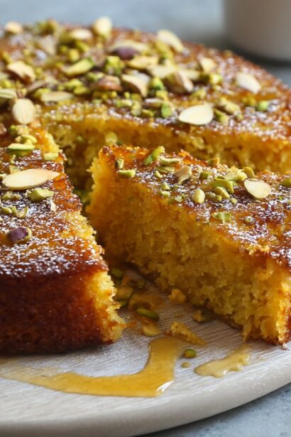 Flourless Orange Pistachio and Almond Cake - Snack On Meat