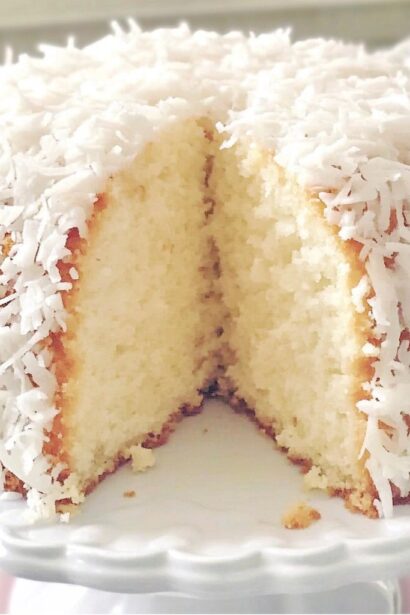 From-Scratch Coconut Pound Cake – Rich Moist Southern Cake
