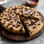 Giant Chocolate Chip Cookie Cake - Snack On Meat