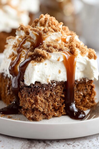 Gingerbread Poke Cake: Holiday Dessert Magic - Snack On Meat