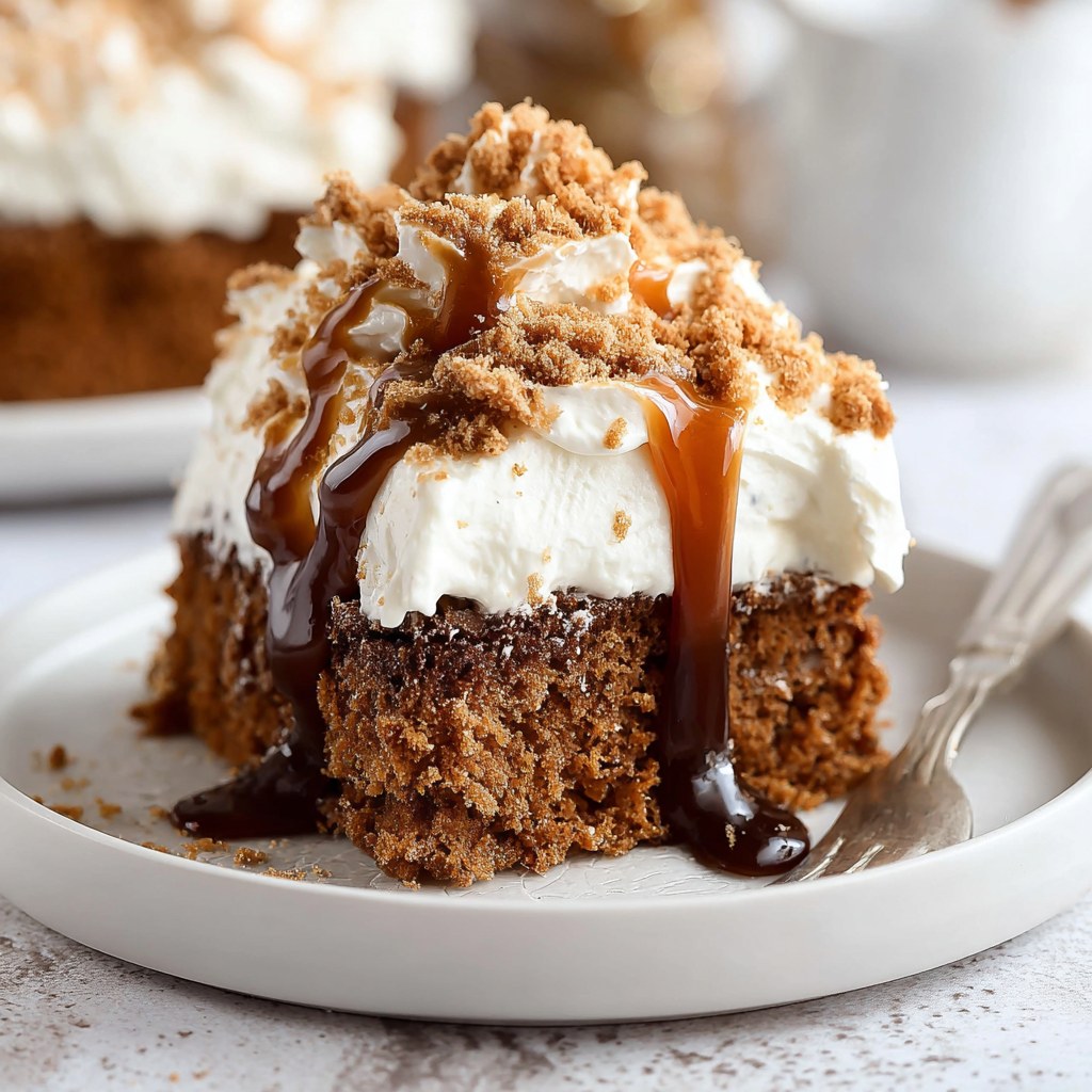 Gingerbread Poke Cake: Holiday Dessert Magic - Snack On Meat