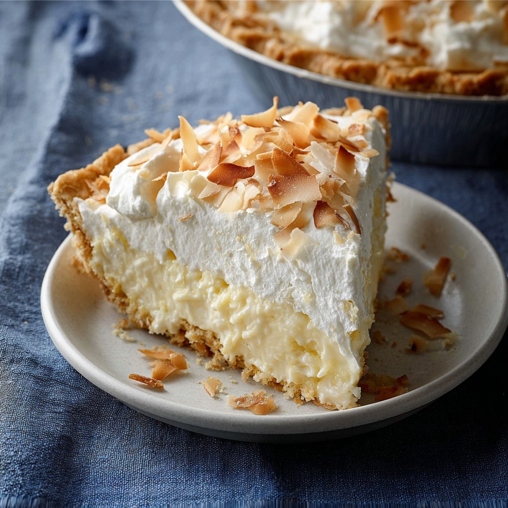 Grandma’s Coconut Cream Pie - Snack On Meat