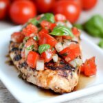 Grilled Balsamic Bruschetta Chicken
