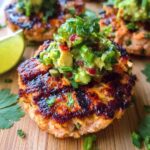 Grilled Salmon Burgers with Avocado Salsa: Irresistible Freshness
