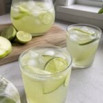 Healthy Sour Green Apple & Lime Soda - Snack On Meat
