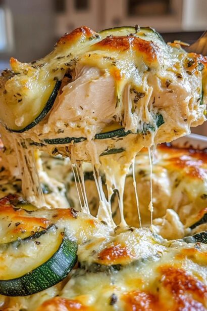 High Protein Chicken Zucchini Bake – Healthy Low Carb Dinner