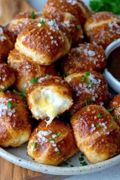 Homemade Soft Pretzel Bites - Snack On Meat