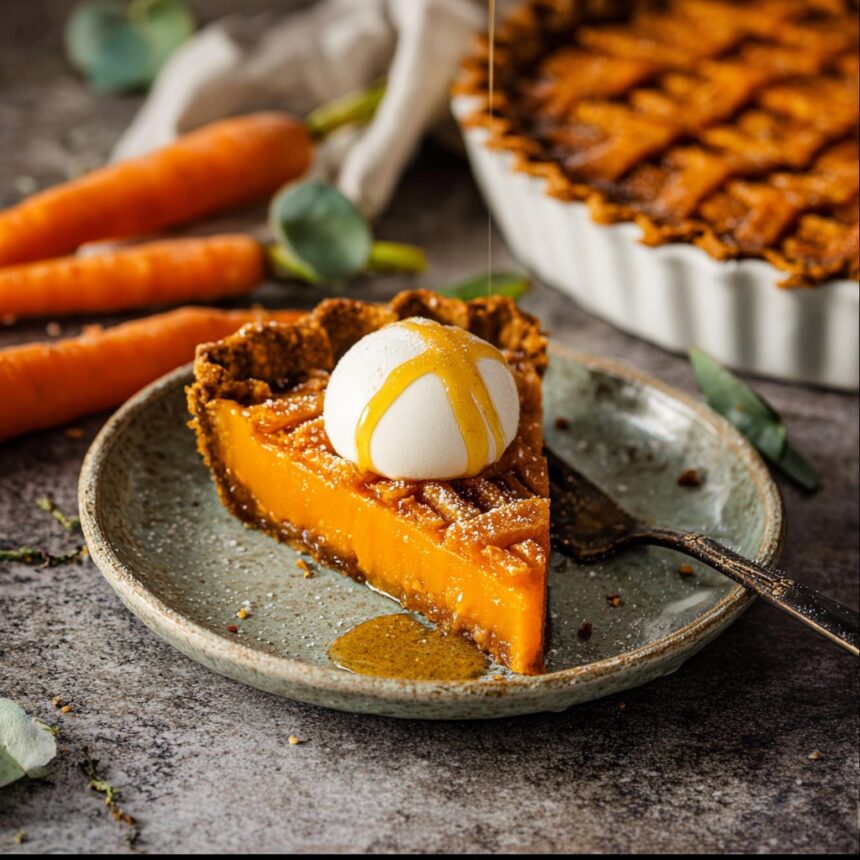 Honey Carrot Pie - Snack On Meat