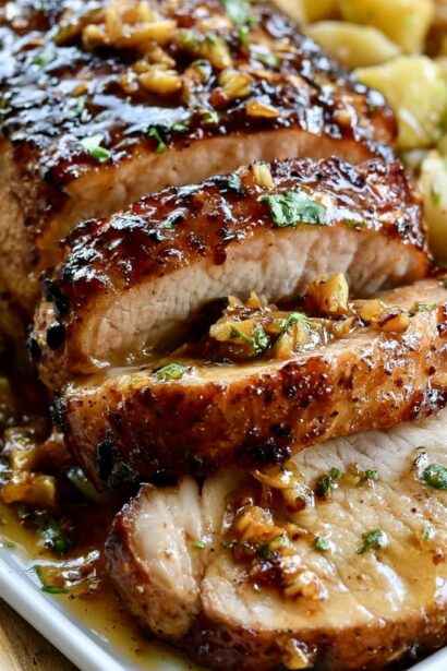 Honey Garlic Pork Loin - Snack On Meat