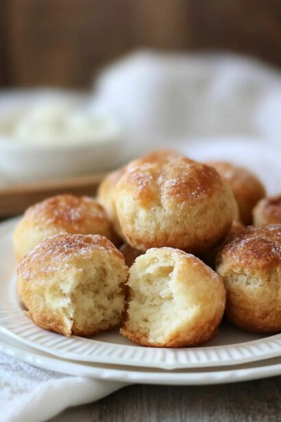 Irresistible Applesauce Puffs: Quick Cinnamon Sugar Delights