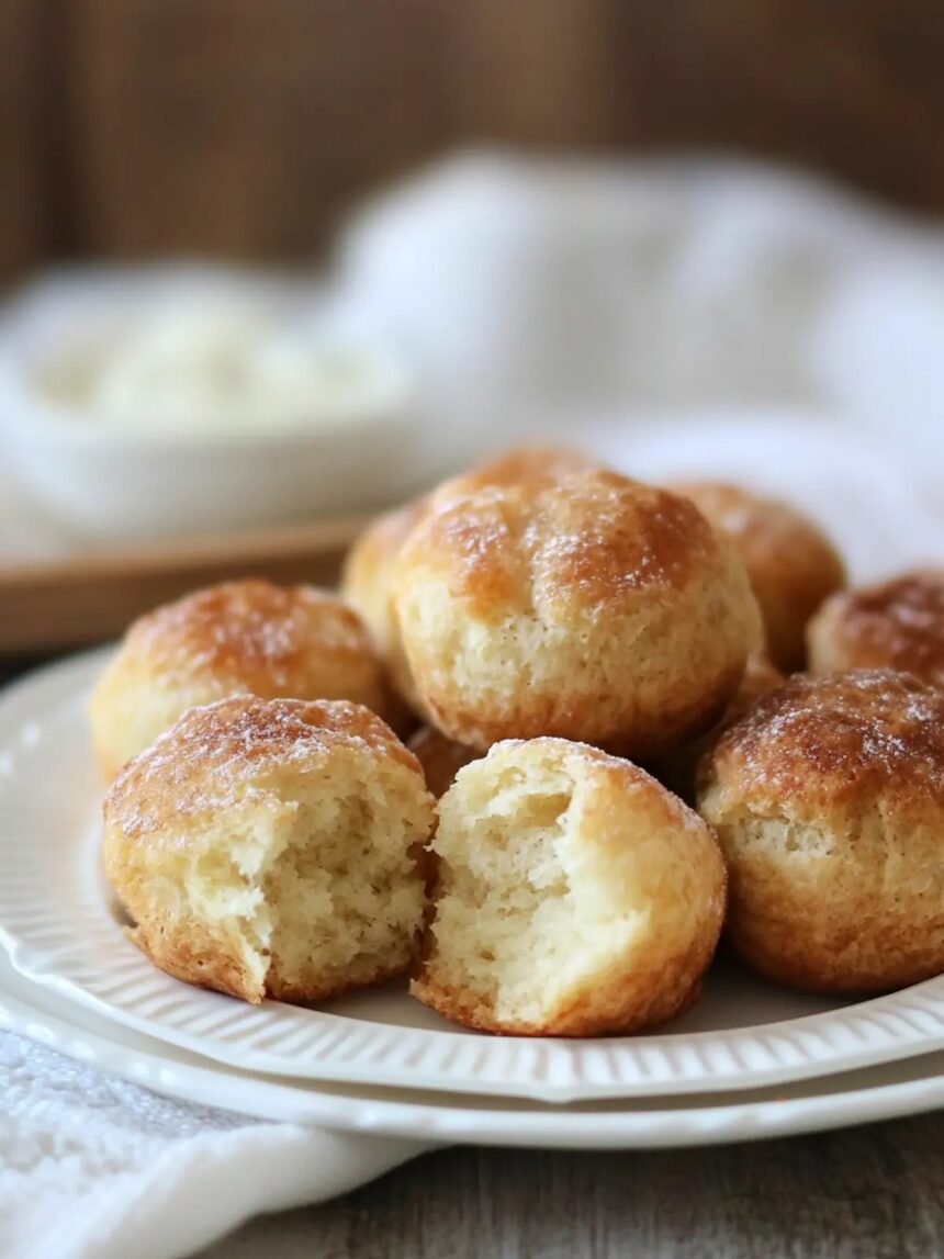 Irresistible Applesauce Puffs: Quick Cinnamon Sugar Delights