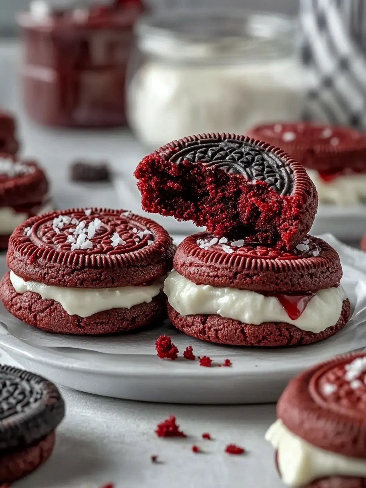 Irresistible Delicious Red Velvet Oreo Cookies - Soft & Chewy