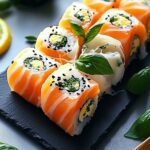 Irresistible Lemon Basil Salmon Rolls: Quick Gourmet Delight