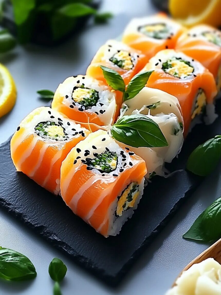 Irresistible Lemon Basil Salmon Rolls: Quick Gourmet Delight