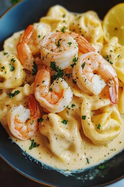 Irresistible Shrimp Tortellini Alfredo: A Creamy Comfort Dish