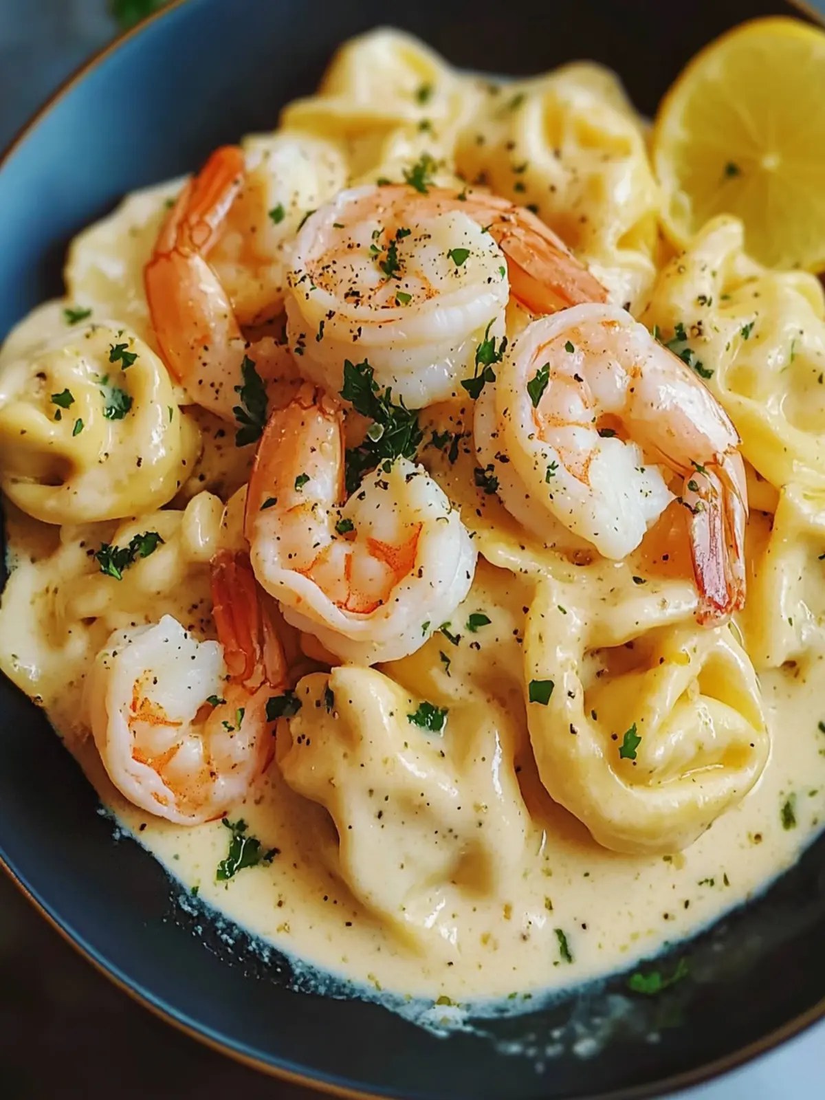 Irresistible Shrimp Tortellini Alfredo: A Creamy Comfort Dish