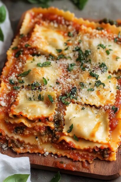Lazy Ravioli Lasagna: Your Easy Comfort Food Solution
