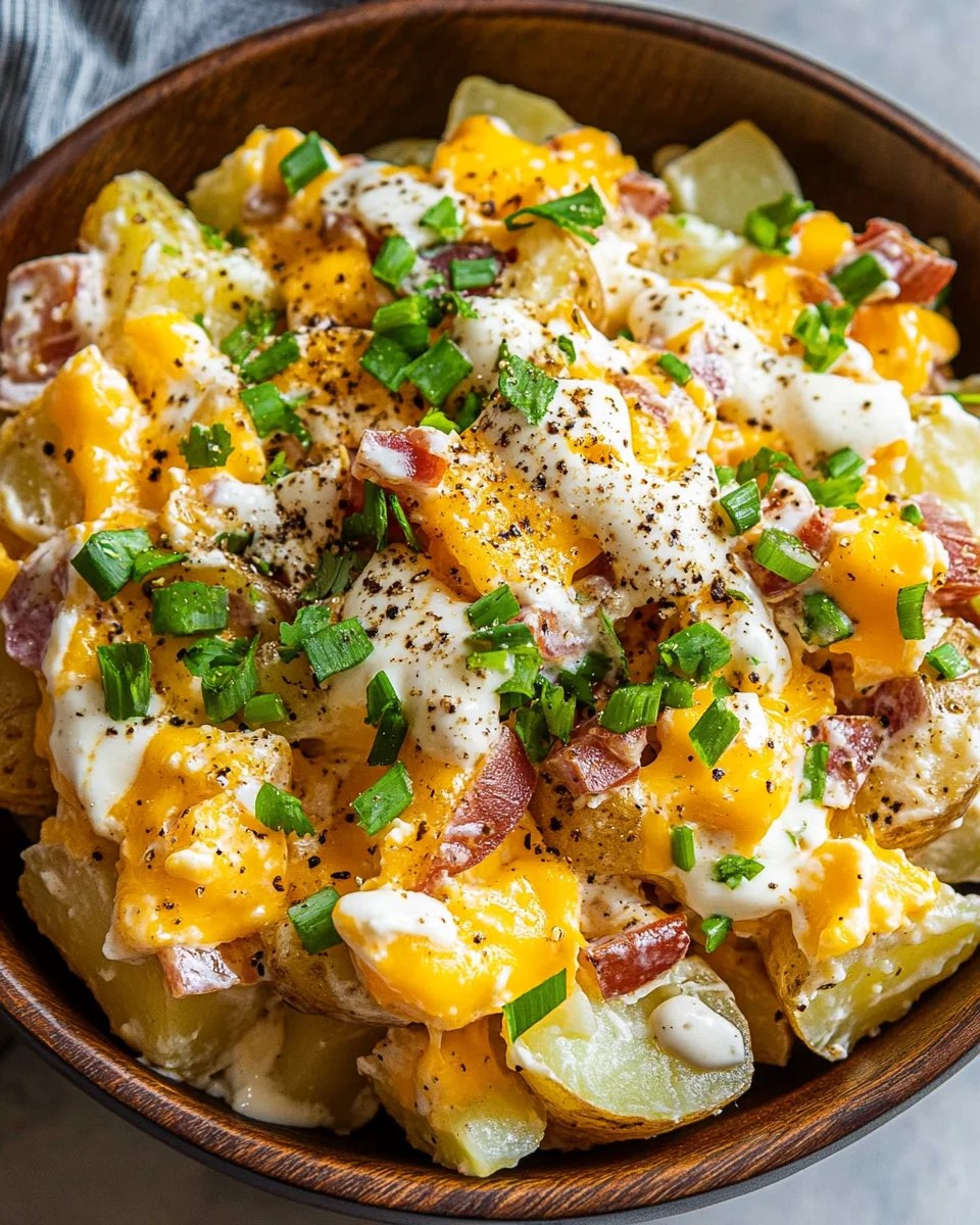 Loaded Baked Potato Salad: The Ultimate Comfort Dish