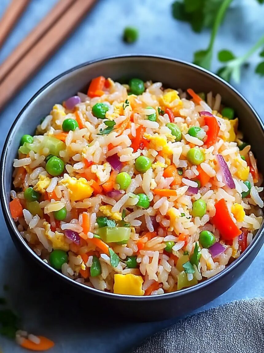 Magical Rainbow Fried Rice: A Delicious, Kid-Friendly Meal