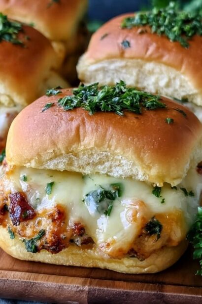 Marry Me Chicken Sliders - Snack On Meat