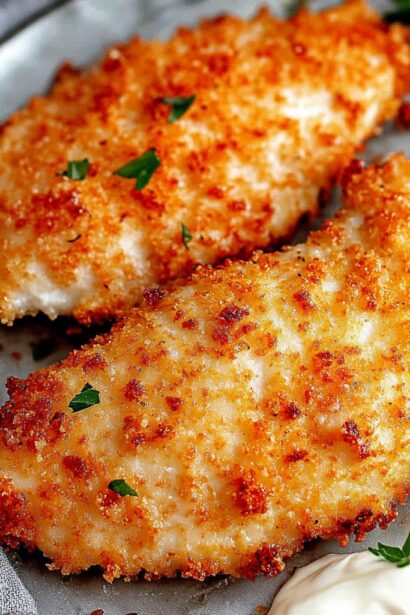 Mayo Parmesan Chicken – Easy Crispy Baked Chicken Recipe