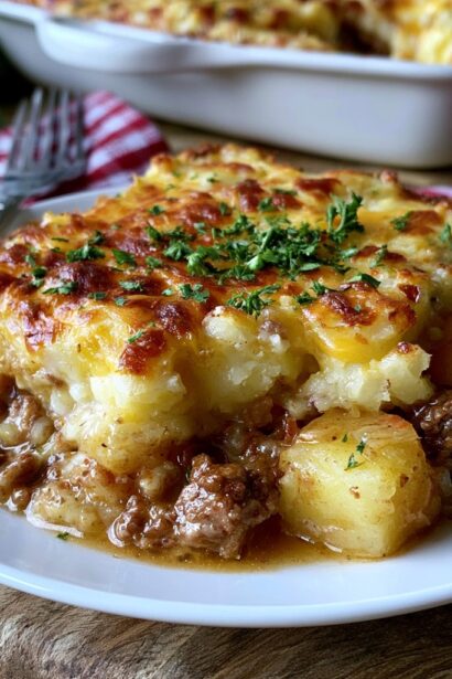 Meat and Potatoes Casserole - Snack On Meat