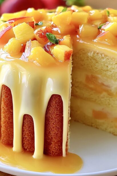 Peach Buttermilk Pound Cake – Moist Southern Peach Cake