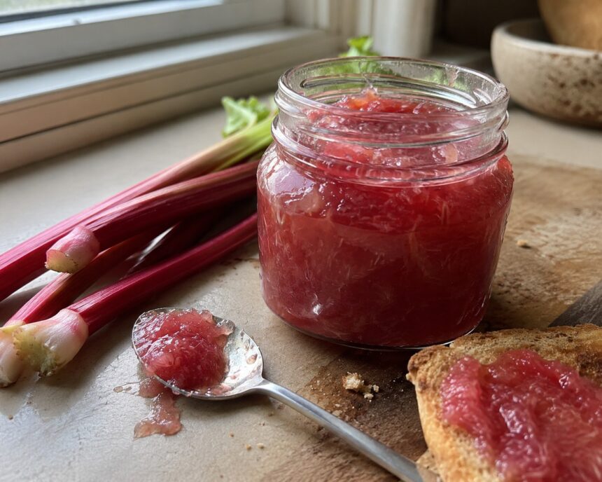 Perfect Rhubarb Jam - Snack On Meat