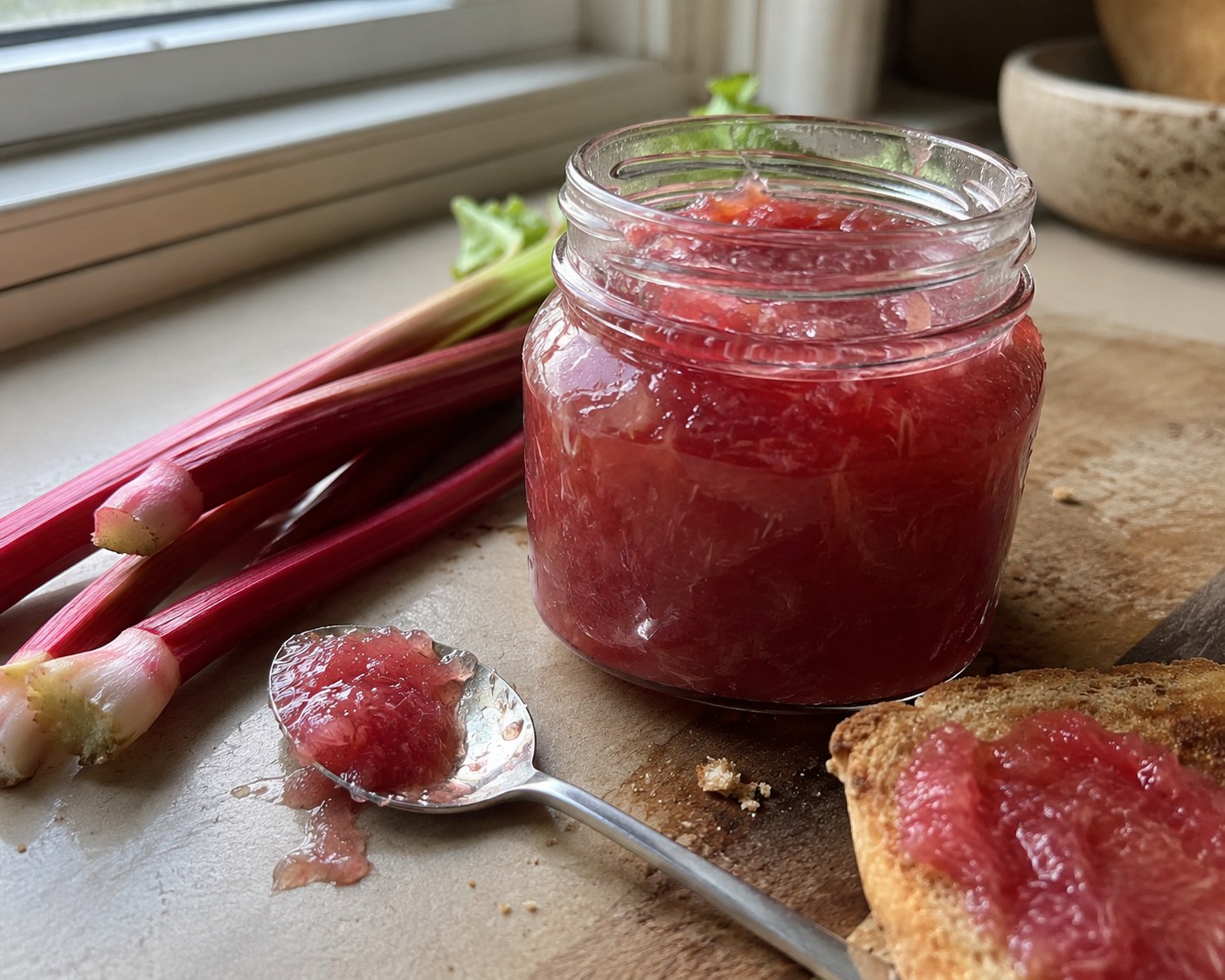 Perfect Rhubarb Jam - Snack On Meat