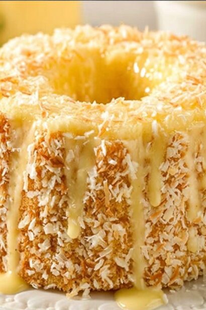 Piña Colada Pineapple Pound Cake – Tropical Coconut Pineapple Cake