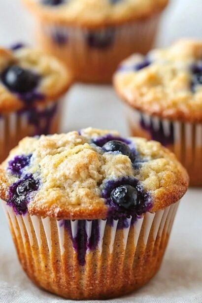 Protein Cottage Cheese Blueberry Muffins