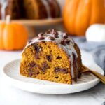 Pumpkin Chocolate Chip Cake - Snack On Meat