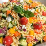 Rainbow Orzo Salad: The Perfect Colorful Delight