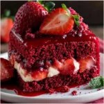 Red Velvet Strawberry Cake – Velvet Layer Cake