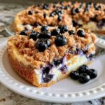 Sherry’s Blueberry Cream Cheese Crumb Cake - Snack On Meat