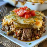 Southern Five Layer Beef Casserole - Snack On Meat
