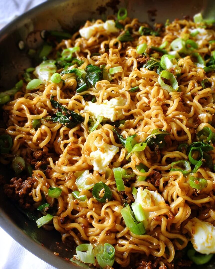Stir Fried Garlic Ramen Noodles: Quick & Delicious Comfort Food