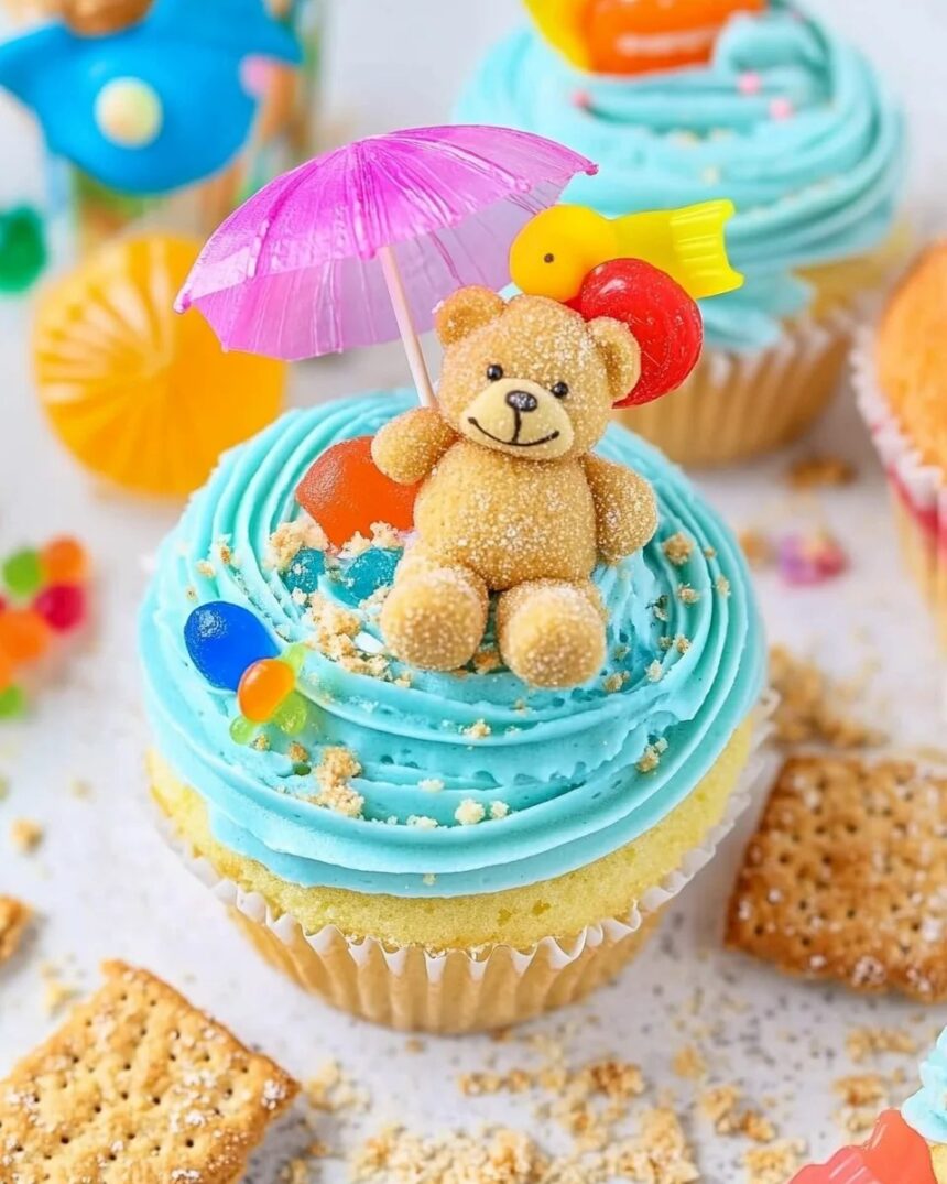 Summer Beach Party Cupcakes: Irresistible Joyful Treats