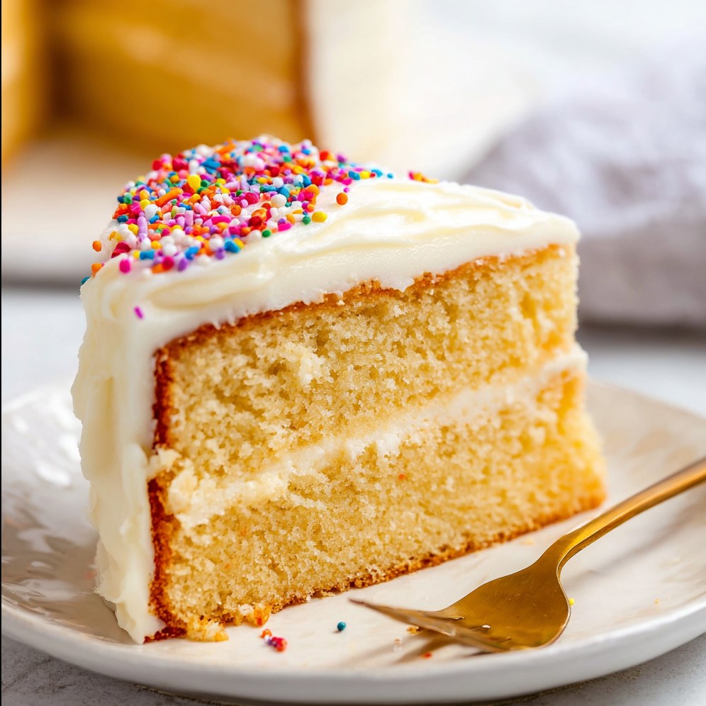The Best Homemade Vanilla Cake (Soft, Moist & Full of Real Vanilla Flavor!) - Snack On Meat