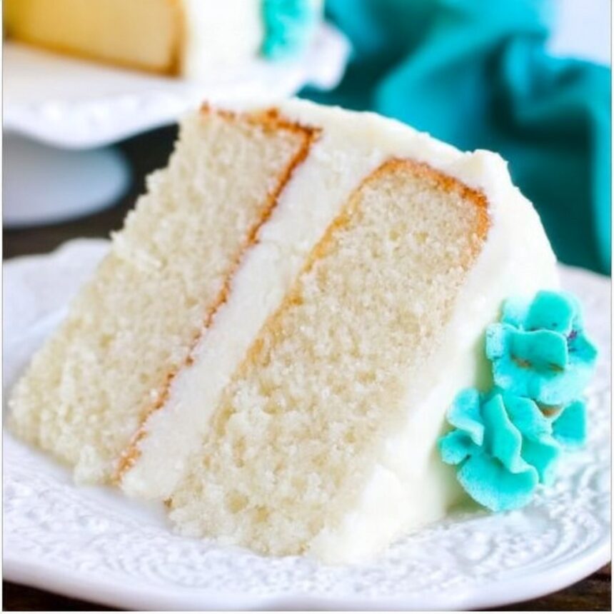 The Fluffiest White Cake – Soft, Moist Style White Cake Recipe