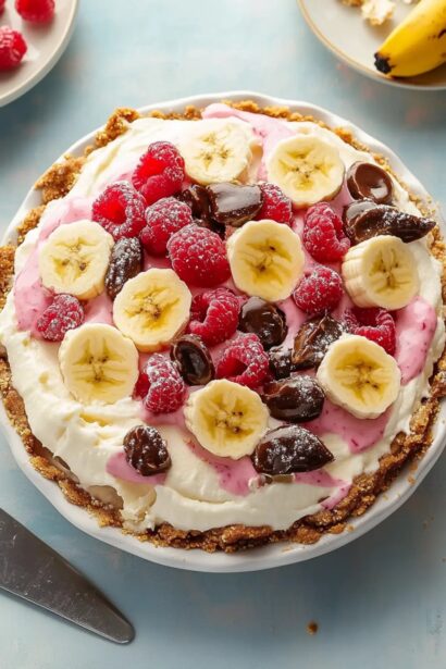 Ultimate Banana Split Pie: A No-Bake Summer Delight