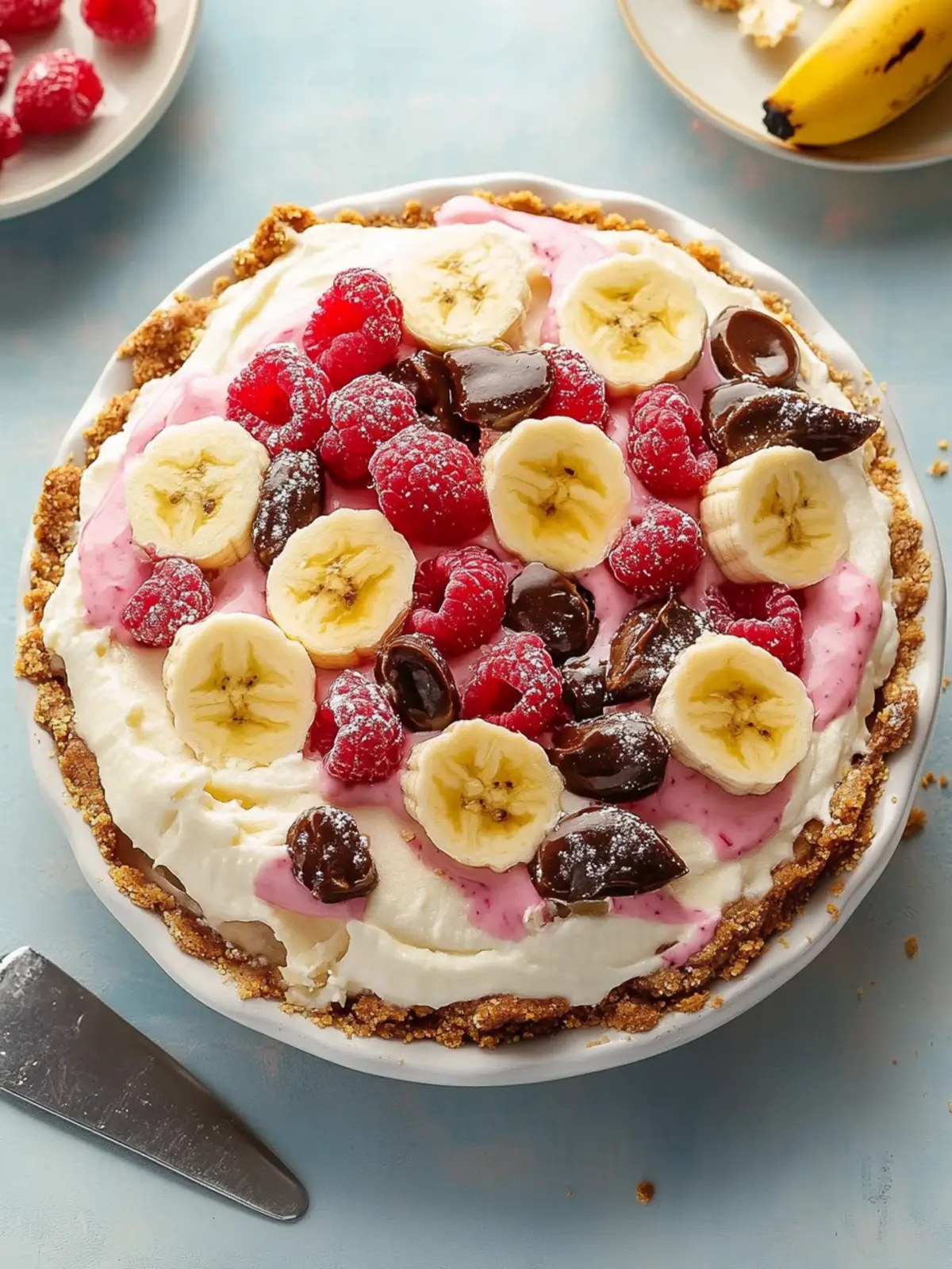 Ultimate Banana Split Pie: A No-Bake Summer Delight
