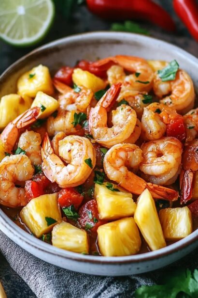 Ultimate Savory Pineapple Shrimp Skillet: Delicious & Easy