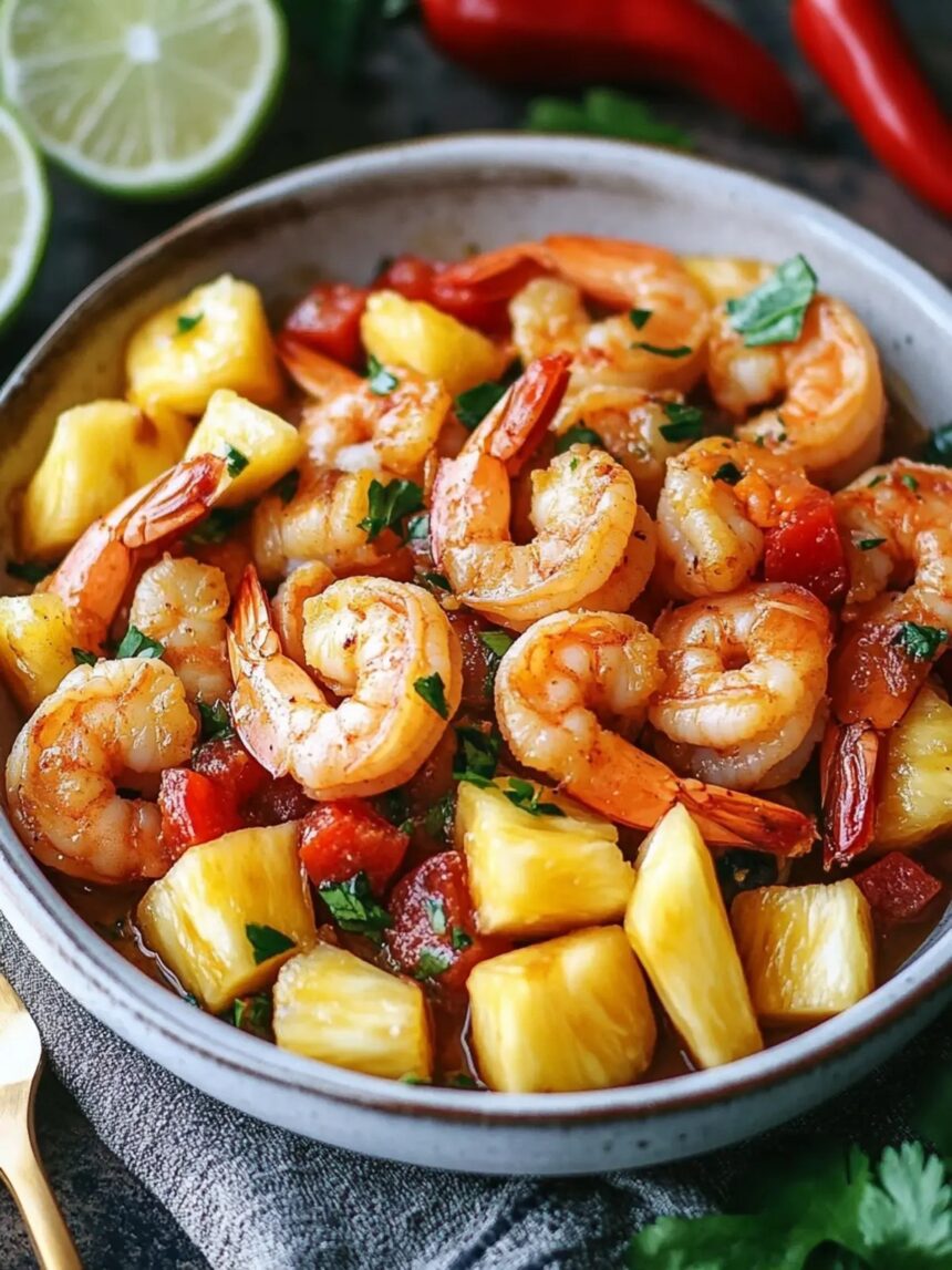 Ultimate Savory Pineapple Shrimp Skillet: Delicious & Easy