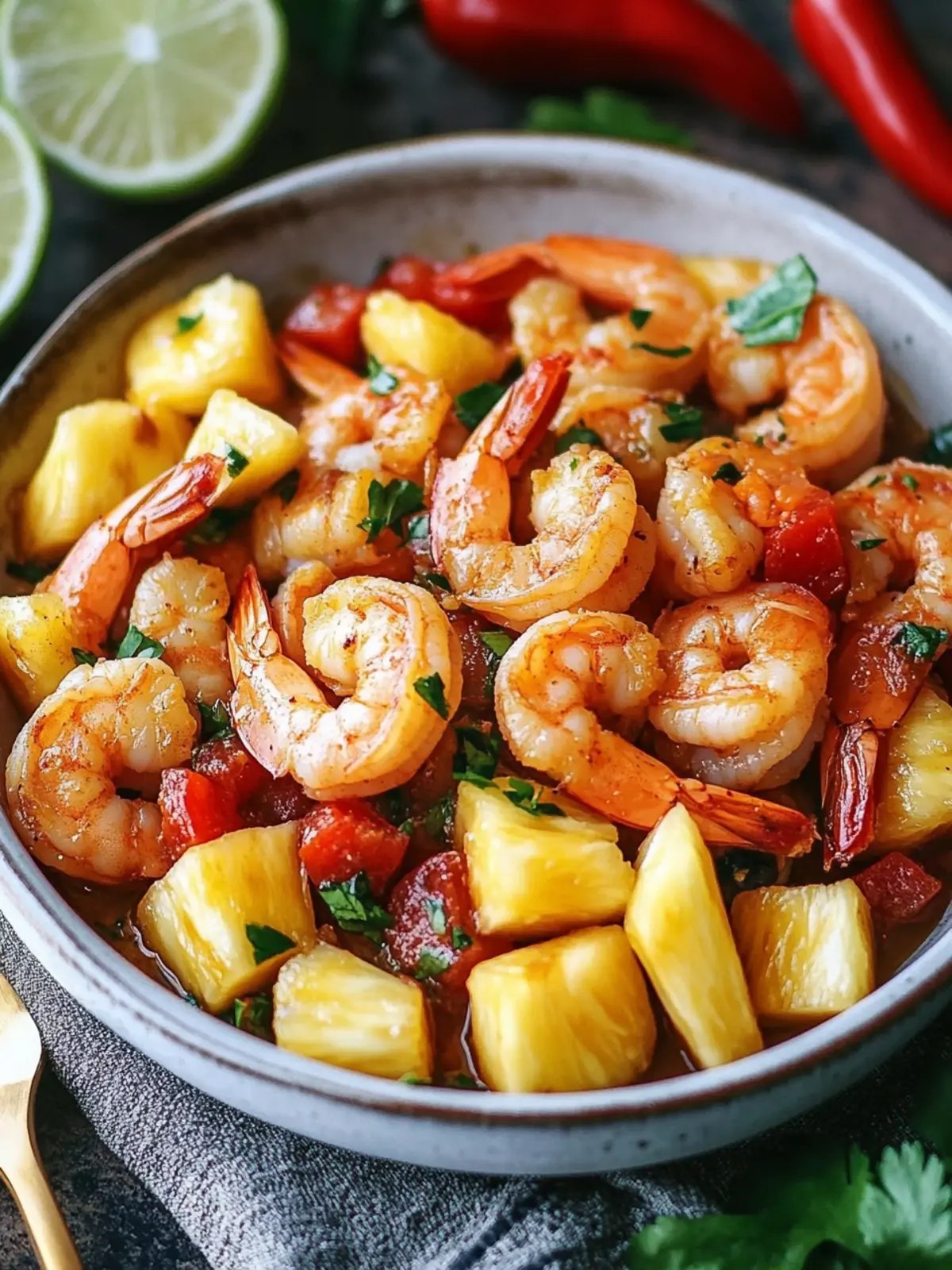 Ultimate Savory Pineapple Shrimp Skillet: Delicious & Easy