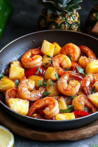 Ultimate Savory Pineapple Shrimp Skillet: Quick and Delicious