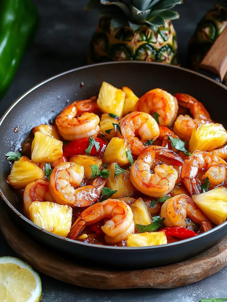Ultimate Savory Pineapple Shrimp Skillet: Quick and Delicious