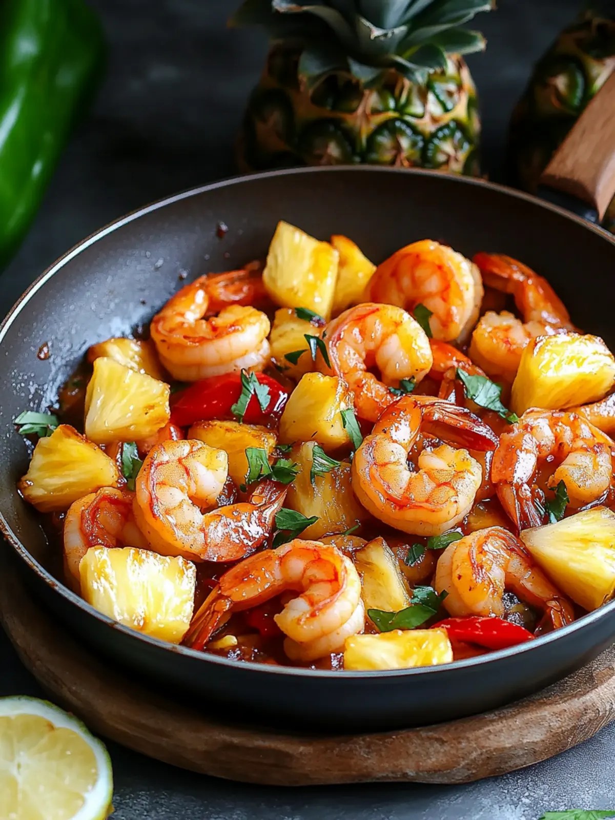 Ultimate Savory Pineapple Shrimp Skillet: Quick and Delicious